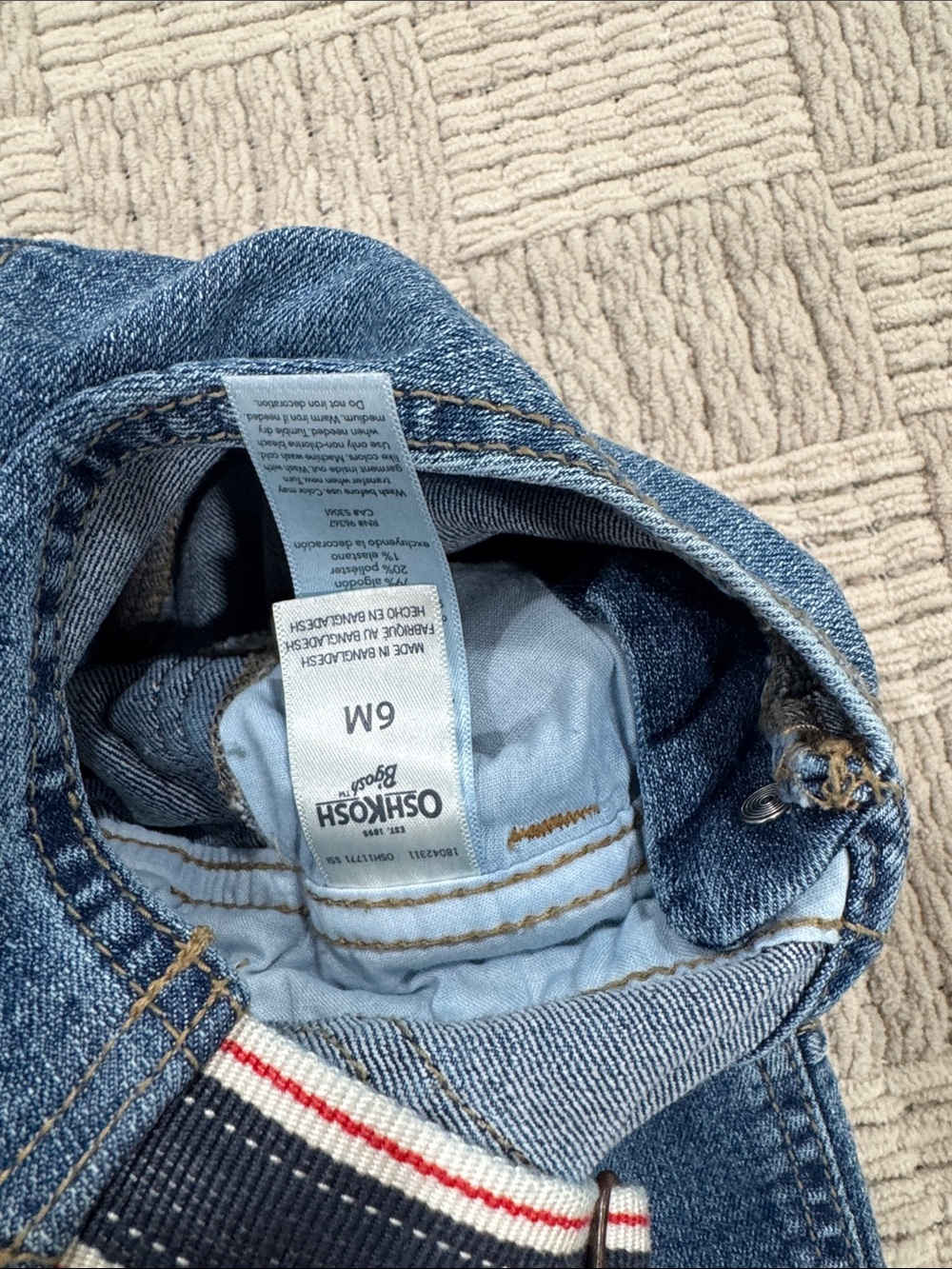 OshKosh B'gosh Denim Toddler Overalls Duo in Blue - Picture 3 of 4